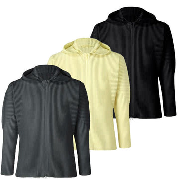 ISSEY MIYAKE Homme Plissé Monthly Color Hoodie Zip-Up JL106 53428857