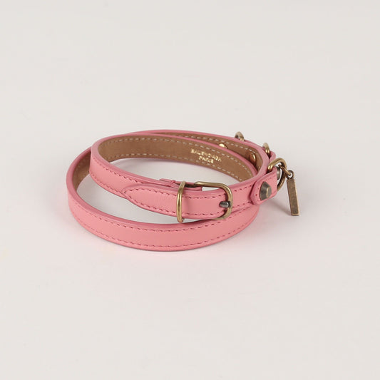 Balenciaga Pink Leather Triple Tour Bracelet 326102 53101415