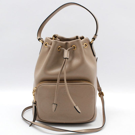 PRADA 1BH038 グレース カーフ レザー デュエット バケット クロスバッグ 53483047