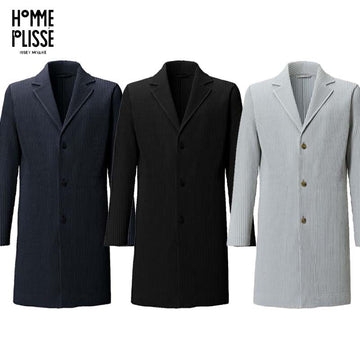 ISSEY MIYAKE オム プリセ プリーツ コート ジャケット JD202 53483149