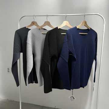 COMME DES GARCONS イッセイミヤケ オム プリセ ベーシック マンスリー 長袖 Tシャツ JK021 53483446