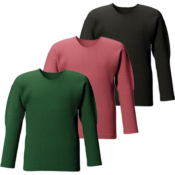 ISSEY MIYAKE Homme Plisse Monthly Long Sleeve T-Shirt JK116 53574724