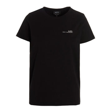 APC F Logo T-Shirt Schwarz 23FW ITEM F F26012 LZZ 53654031