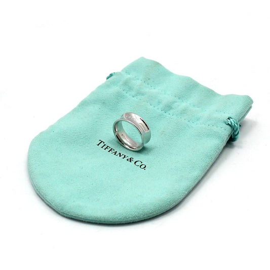 Tiffany & Co Sterling Silver 1837 Medium Ring Size 9 60142026 53679900