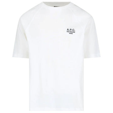APC WILLY Stickerei Logo T-Shirt Weiß COEZC H26258 AAB 53680511