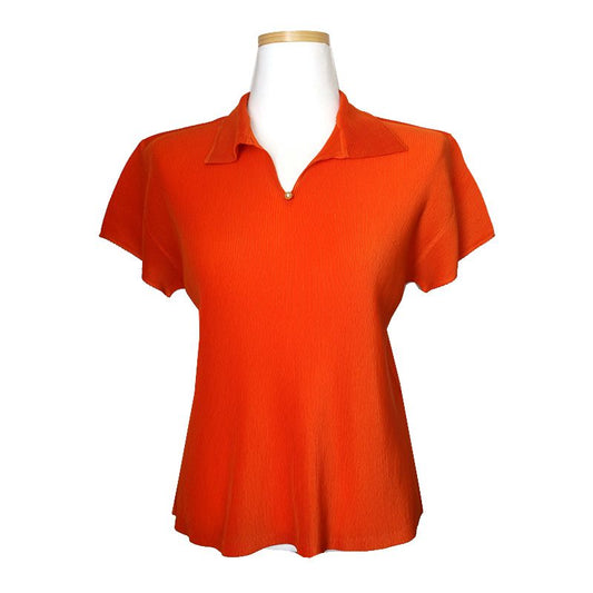 ISSEY MIYAKE Pleats Please Burnt Orange Top 3 53748841