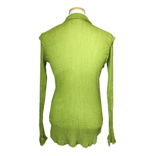 ISSEY MIYAKE ME Olive Green Top 53749116