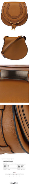 CHLOE Marcie Small Saddle Bag Tan CHC22AS680I31 25M 44748936 [P]