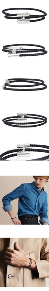 Hermes Men's Leather Bracelet 54065250 [P]