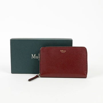MULBERRY Burgunder Leder Geldbörse 4896 54011937