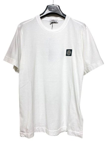 Stone Island Women's 761620147 White Round Short Sleeve 54355158