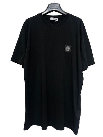 Stone Island Women's 761620147 Black Round Short Sleeve 54355724