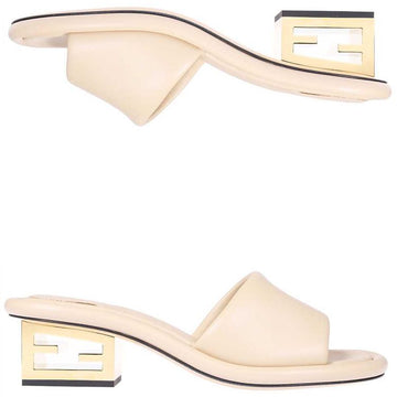 FENDI FF Baguette Sandalen mit Metallabsatz für Damen 8R8412 NBA F1KCU 54767145