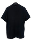 AMI Black Logo Polo Short Sleeve BFHPL001 760 001 54846484 [P]