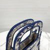 Dior Mini Book Tote Toads Blue S5475ZTDT 10070 16907990 [P]
