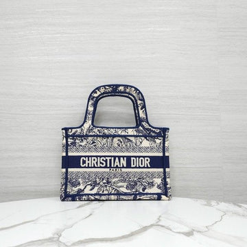 Dior Mini Book Tote Toads Blue S5475ZTDT 10070 16907990 [P]