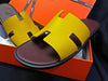 Hermes Epsom Yellow Burgundy Izmir Sandals IZMIR 55140331 [P]