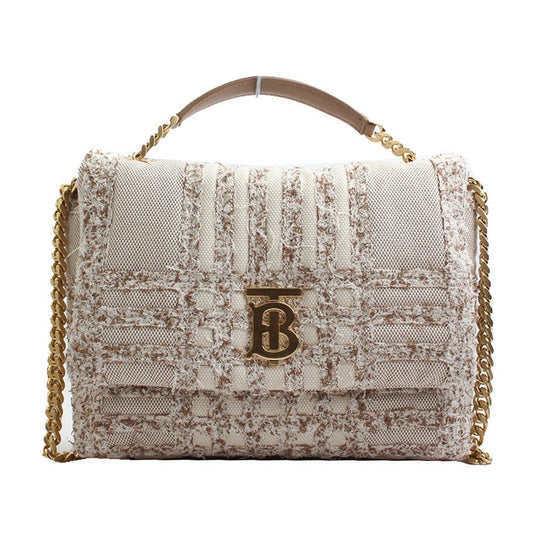 BURBERRY ツイードTBショルダーバッグ 55148631