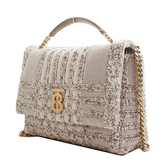 BURBERRY ツイードTBショルダーバッグ 55148631