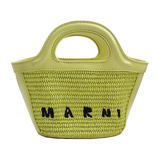 MARNI ウィービングライムミニファブリッククロスバッグ 55148756