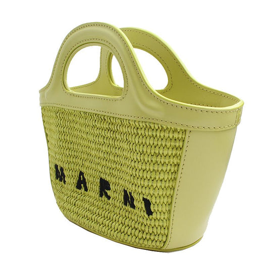 MARNI ウィービングライムミニファブリッククロスバッグ 55148756