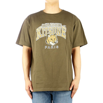 Maison Kitsune Men's Campus Fox Short Sleeve T-Shirt 55201794