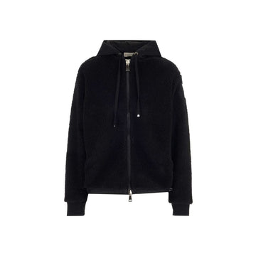 MONCLER フリース パターン ジャケット ブラック 8G734 00 V8145 999 55204027