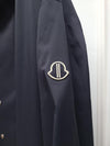 MONCLER リック・オーウェンス ブラック ネスビット ナイロン パーカー 55208584 [P]