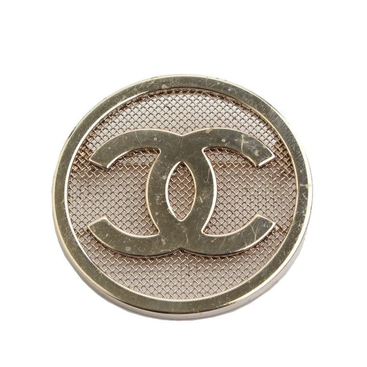 CHANEL CC Rundnetz Brosche 55323342