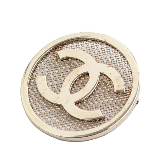 CHANEL CC Rundnetz Brosche 55323342