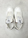 Louis Vuitton White Brown LV Charlie Sneakers 55593489 [P]