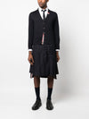 THOM BROWNE Dreistreifen Stitched Wollcardigan Navy MKC489A Y1014 415 55632343 [P]