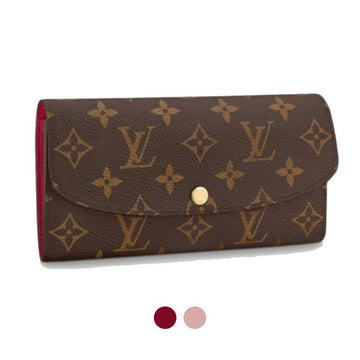 LOUIS VUITTON モノグラム エミリー ウィレット 長財布 レディース M60697 55692507