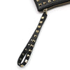 VALENTINO Schwarze Leder Gold Rockstud Große Schultertasche 55848336 [P]