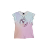 LOUIS VUITTON 1A9YEZ L Größe Baumwolle Gradient LV Circle Flounce Sleeve T-Shirt 55747090 [P]