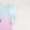 LOUIS VUITTON 1A9YEZ L Größe Baumwolle Gradient LV Circle Flounce Sleeve T-Shirt 55747090 [P]