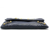BALENCIAGA Giant Envelope Clutch Crossbody 327079 Navy mit goldfarbenen Beschlägen 56113786 [P]