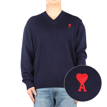 AMI ハートロゴ ニット (HKS201 001 491) 56208916