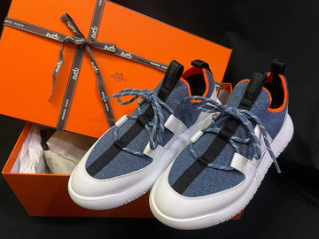 HERMES Duale Sneakers Blau 56287259
