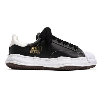 Maison Mihara Yasuhiro Blakey Leather Low Top Sneakers Black stamp: A06FW702 56535055