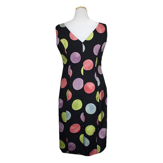 MOSCHINO チップ＆シック カラードット ノースリーブ ワンピース 55 55.5 56546821
