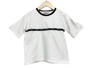 MONCLER キッズ MAGLIA ホワイト 半袖 Tシャツ 56637462