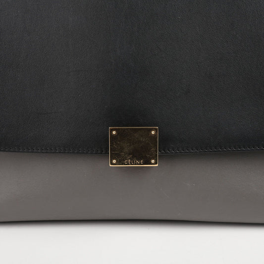 CELINE マルチカラー レザー トラペーズ トート＆ショルダーバッグ 56147847