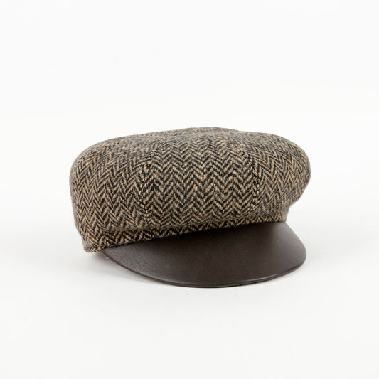 HERMES Herren Herringbone Kaschmir-Stirnhut 57 56541233