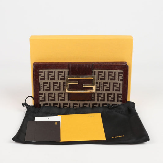 Fendi Jukka Fabric Long Wallet 8M0032 56521221