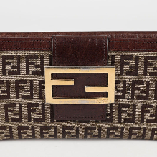 Fendi Jukka Fabric Long Wallet 8M0032 56521221