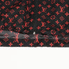 LOUIS VUITTON 1A83R7 34 サイズ レッド モノグラム ナイロン ショーツ フード ジャケット 56656564 [P]