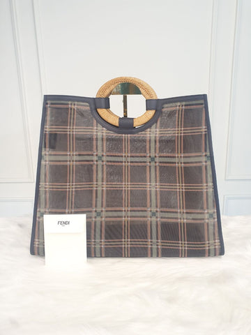 FENDI Runderway Mesh Shopper Bag A+ (8BH351) 57207122