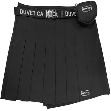 DUVETICA MINCANA Ball Pouch Belt Skirt Pants VDSK10133K0001 BKS 57282442
