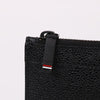 THOM BROWNE ブラス ラベル ラージ ブラック クラッチ バッグ 57283983 [P]
